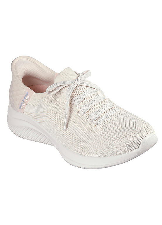 Skechers Slip Ins Ultra Flex 3.0 Brilliant Path Natural Trainers | Freemans