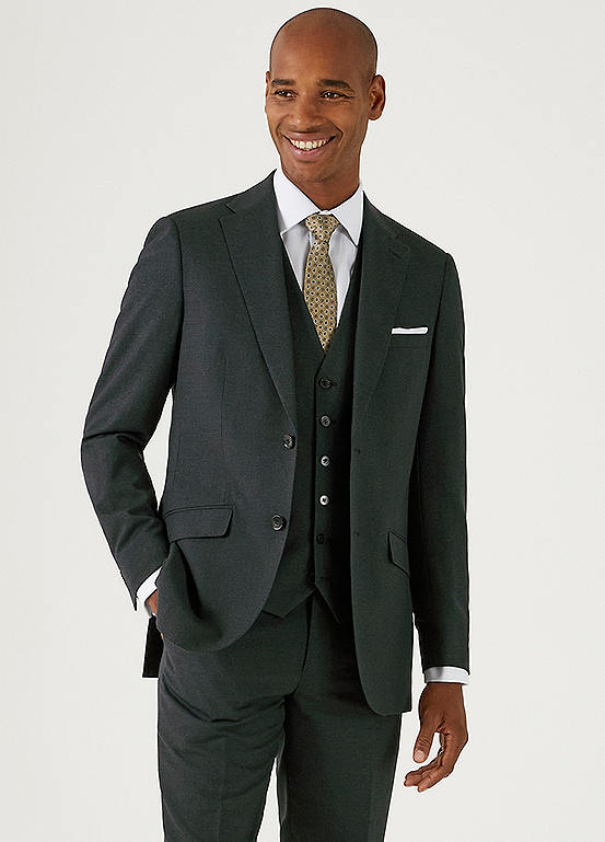 Skopes Harcourt Green Tailored Fit Suit Jacket | Freemans