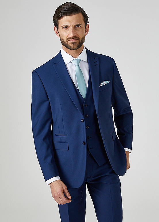 Skopes Kennedy Blue Tailored Fit Suit Jacket | Freemans