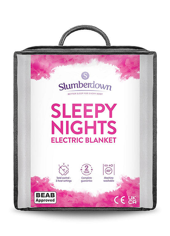 Slumberdown Sleepy Nights Electric Blanket Freemans