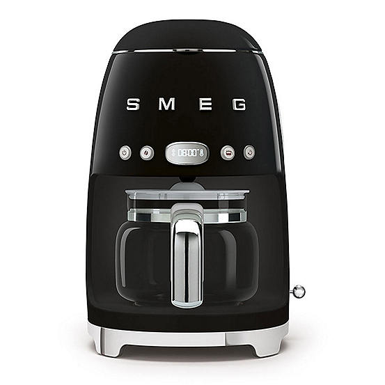 SMEG Retro Style Drip Coffee Machine DCF02BLUK - Black