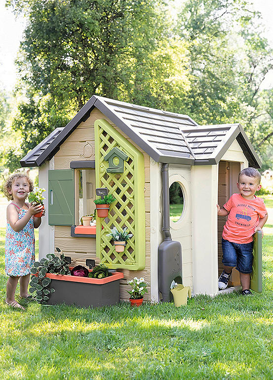 Smoby Kids Garden Playhouse with 15 Accessories Freemans