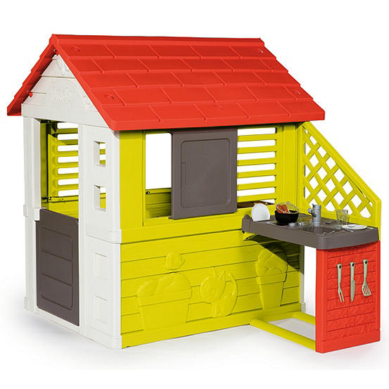 smoby nature playhouse with kitchen smyths