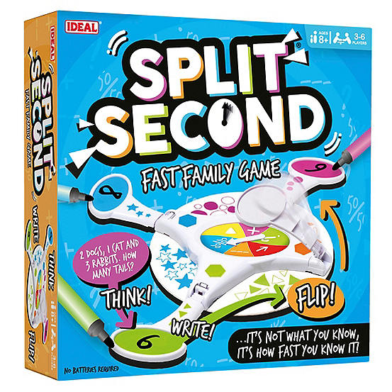 split second board game 