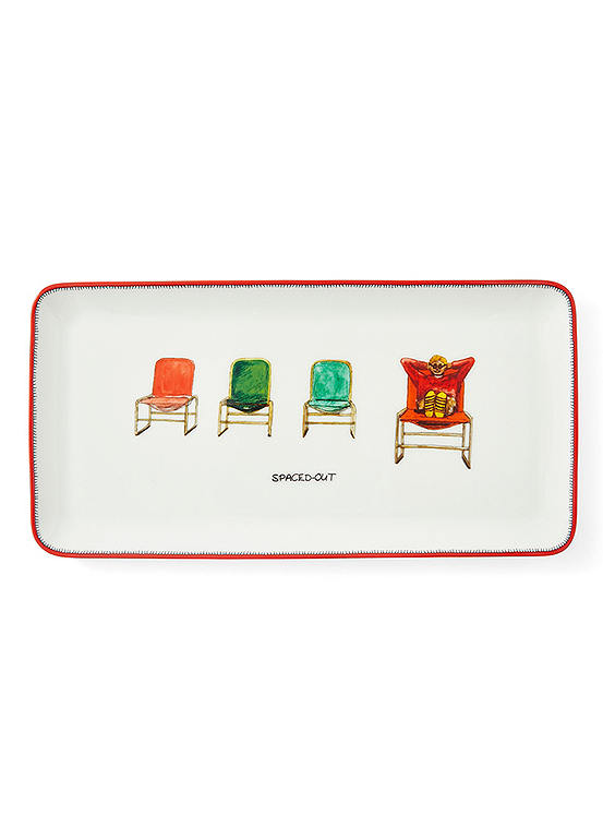 Spode Kit Kemp Doodles Kerst Tidbit Plates Doos van 4