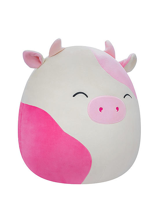 Squishmallows 16in Caedyn the Pink Spotted Cow | Freemans