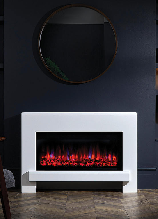 Suncrest Eggleston Vision Electric Fireplace Suite | Freemans
