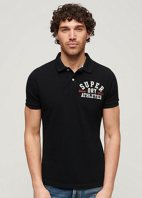 Superdry Applique Classic Fit Polo Shirt | Freemans