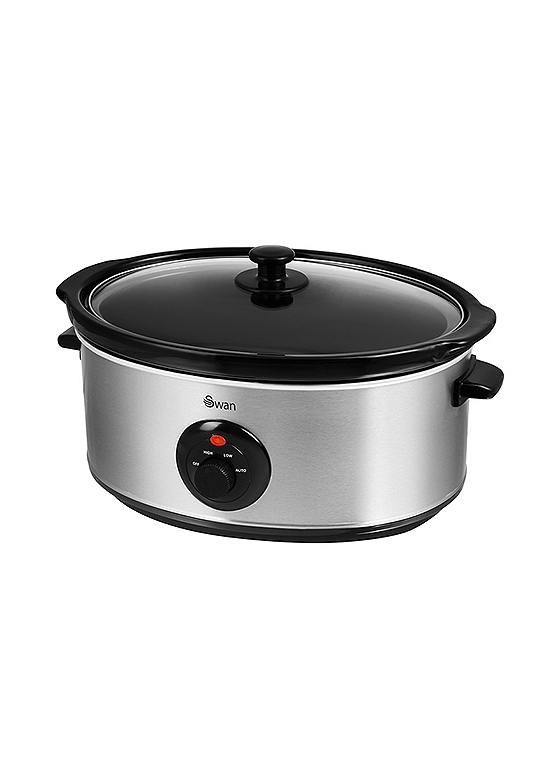 Swan Sf17030n 65 Litre Slow Cooker Stainless Steel Freemans 2205