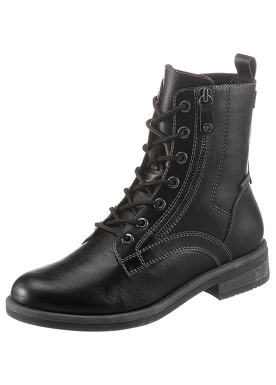 Tamaris Lace-Up 1-23348-45 Oxford schoenen, zwart, 40 EU, zwart, 40 EU