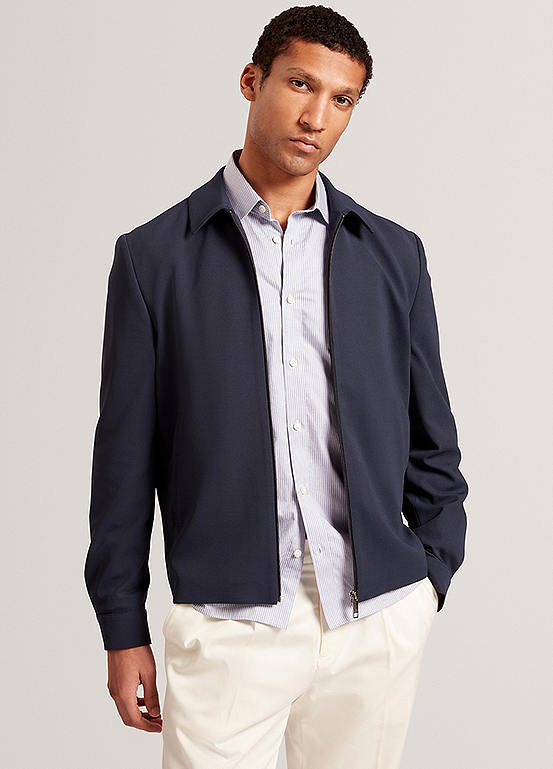 Ted Baker Manburn Mens Black Harrington Jacket main image 1