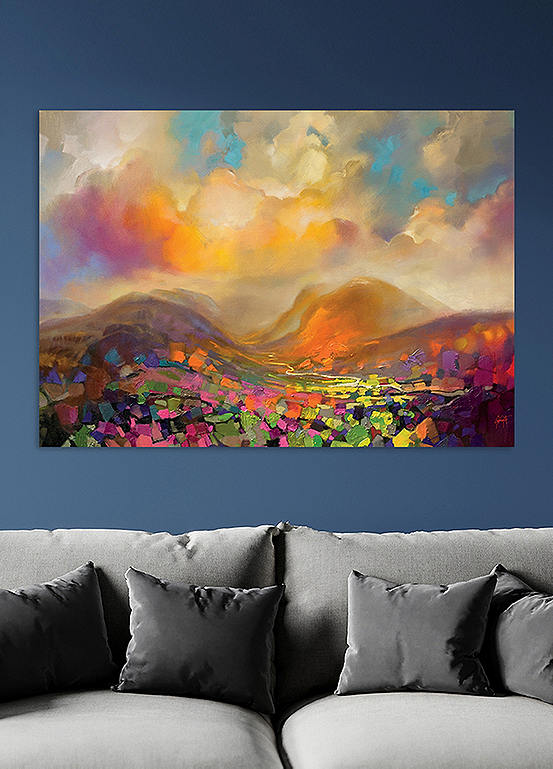 The Art Group Nevis Range Colour Abstract Canvas by Scott Naismith