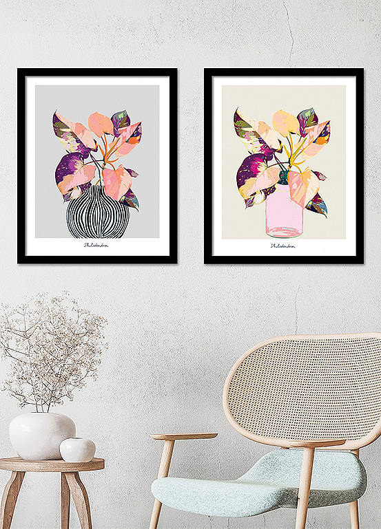 The Art Group Set of 2 Framed Vase Prints by Summer Thornton | Freemans