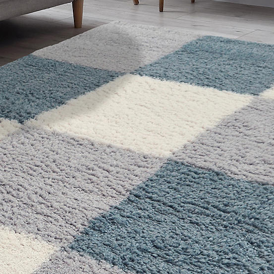 The Homemaker Rugs Collection Snug Shaggy Squares Rug Freemans