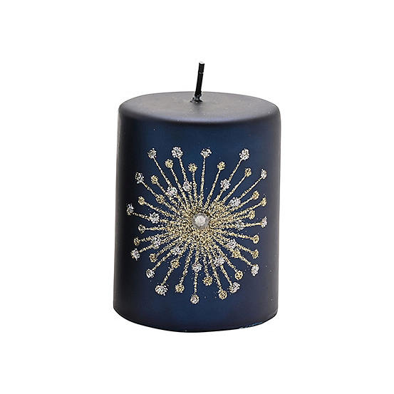 The Seasonal Gift Co. Celestial Starburst Pillar Candle