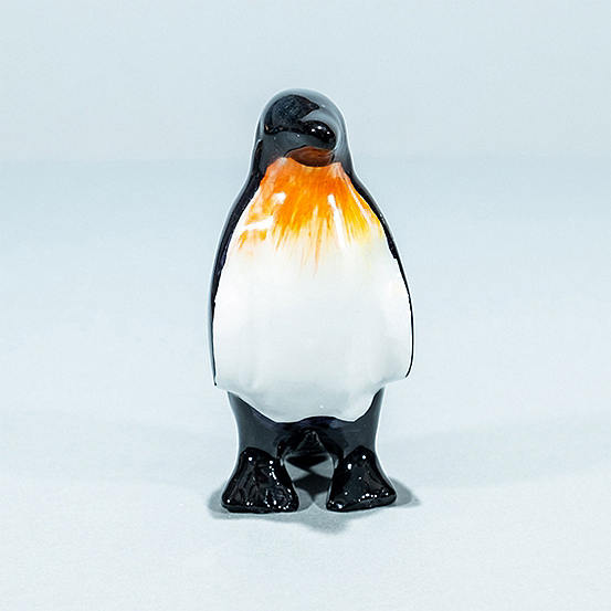 Tilnar Art Brushed Recycled Aluminium Emperor Penguin 8cm