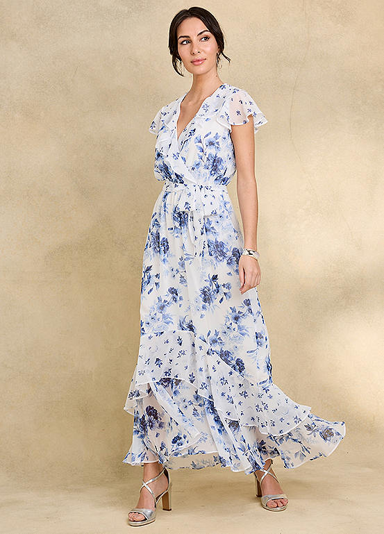 Together Floral Print Wrap Maxi Dress Freemans