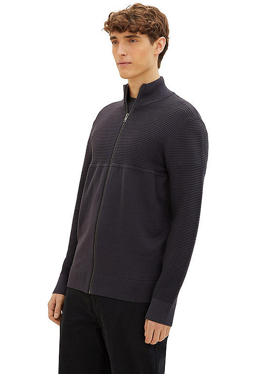 TOM TAILOR Damen Basic Cardigan 3/4-Arm - Zeitloser Casual Strick