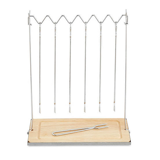 Tower 6 Piece Hanging Skewers with Stand