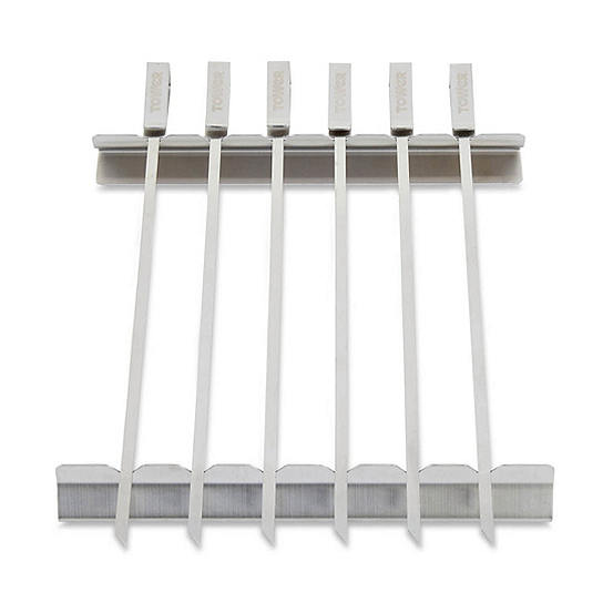 Tower 6 Piece Skewer Set with Stand