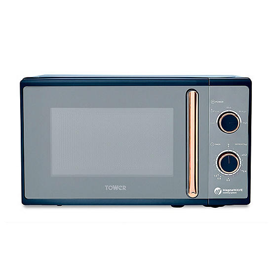 Tower 800W 20L Cavaletto Manual Microwave T24038MNB Midnight Blue