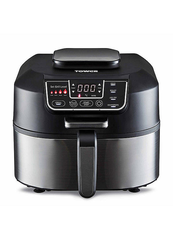 Tower T17086 Vortx 5 in 1 Air Fryer and Grill with Crisper, 5.6L