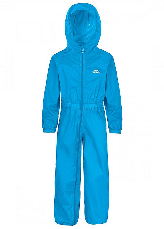 Tuta Intera Impermeabile Trespass Babies – Neonato 6/12 Mesi Blu Navy