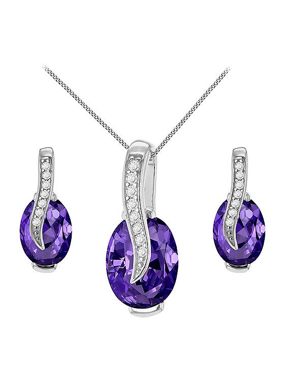 Tuscany Silver Pendente In Argento Sterling 925 Per Donna, Ipoallergenico Con Confezione Regalo