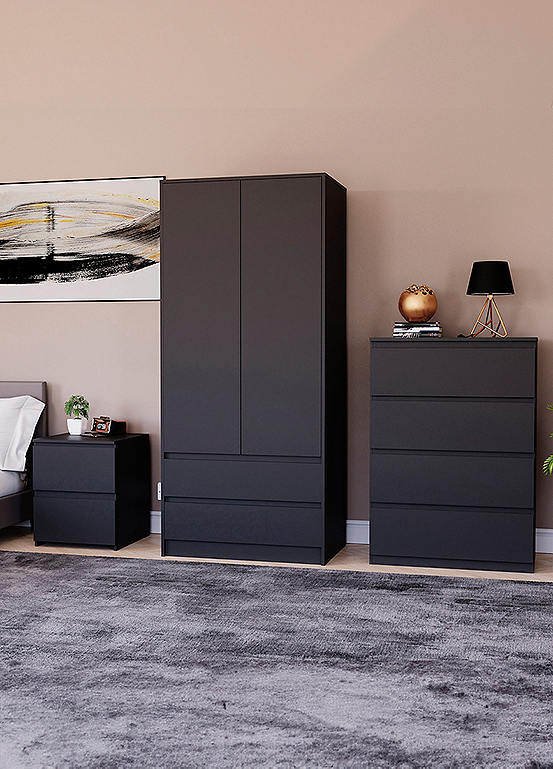 Vida Designs Denver 3 Piece Bedroom Set | Freemans