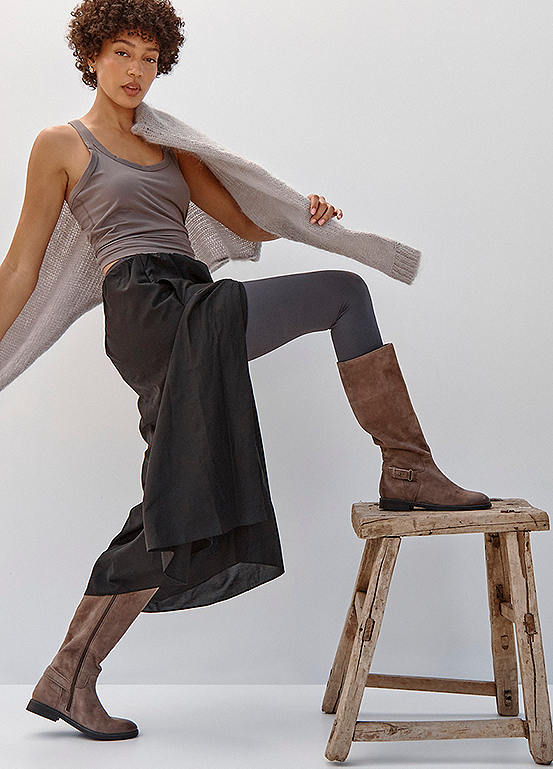 Vionic Rochelle Wide Fit Arch Support Knee High Boots | Freemans