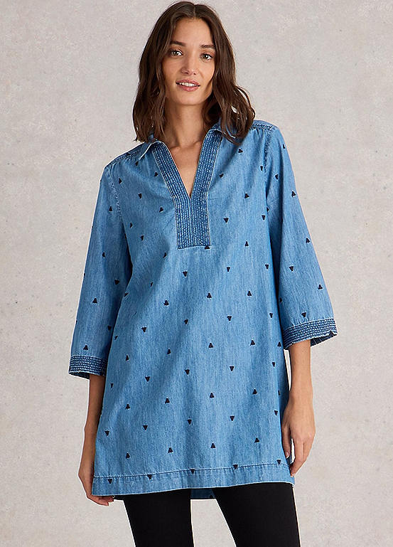 Debby Tunic Textured - White