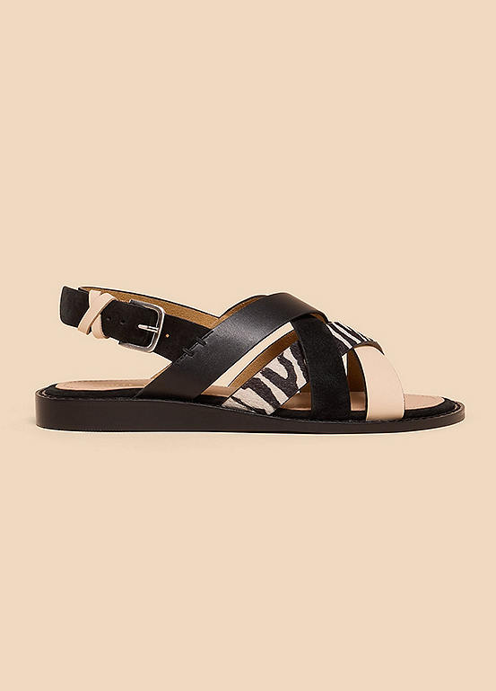 Niham Mini Wedge Sandals in White