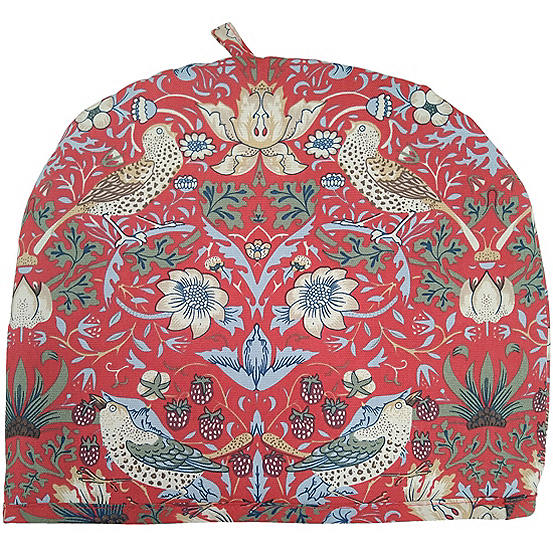 William Morris Red Strawberry Thief Tea Cosy Freemans