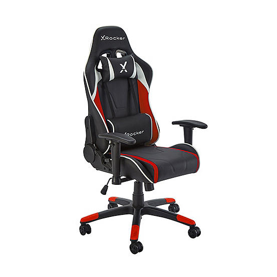 X Rocker Agility Jr Esport Gaming Chair with Comfort Adjustability for Junior Gamers - Red