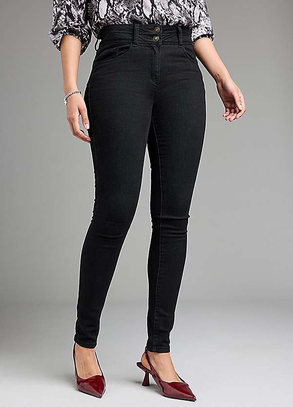 365 by Freemans Feel Good Lift & Sculpt Isla Skinny Jeans Black