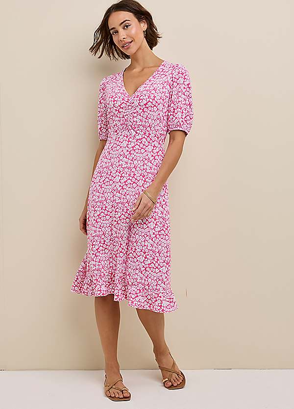 knit long dress Leah Crochet Knit Maxi Dress - Lurex Combo Shimmering Crochet Knit Dress main image 0