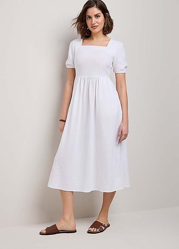 men dress shirt white The Black Tux Essential Dress Shirt In White | Size: Medium main image 0