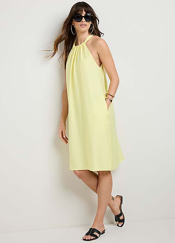 black midi dress knit Provence Dress