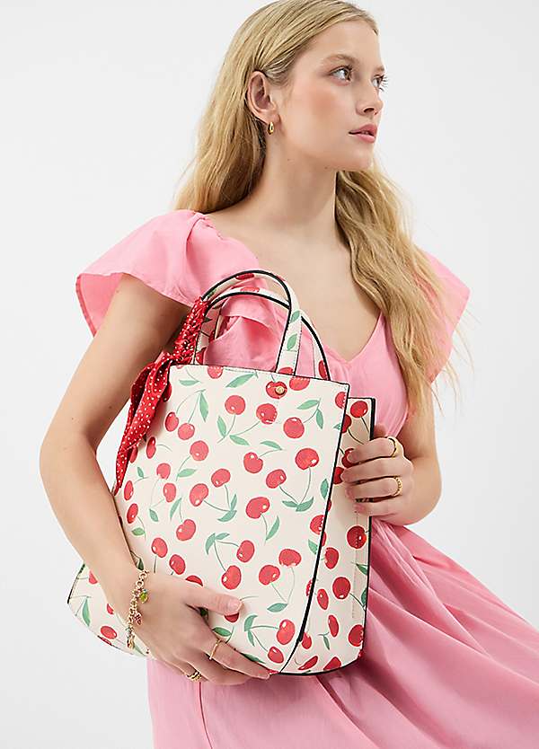 Accessorize Cherry Print Handbag | Freemans