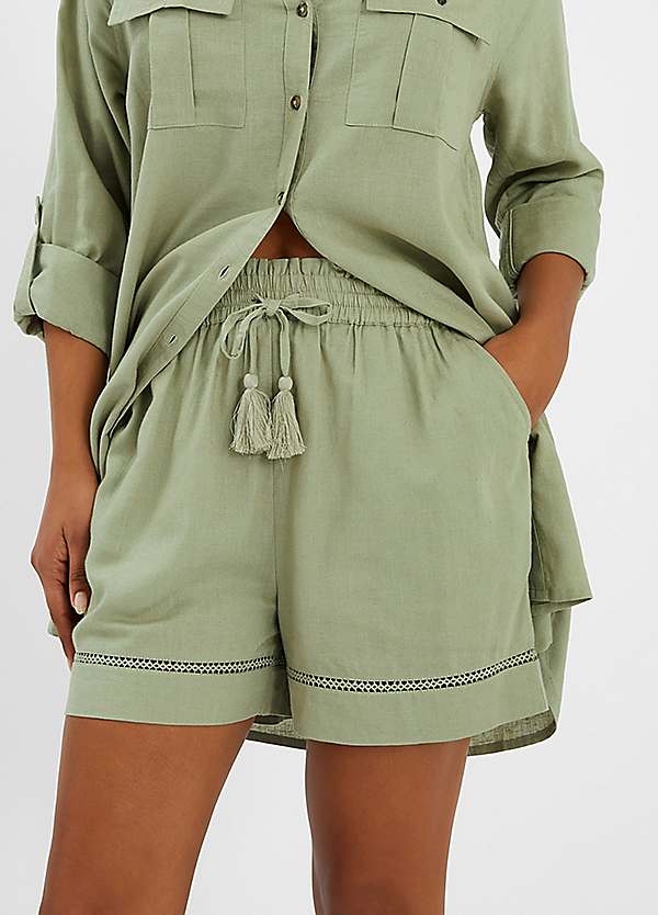 Accessorize High Waist Beach Shorts Freemans