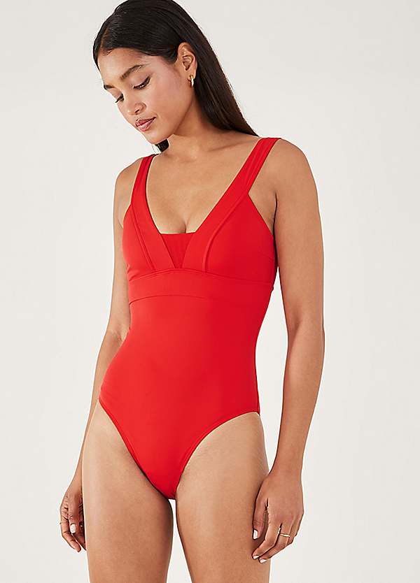 Accessorize red swimsuit online