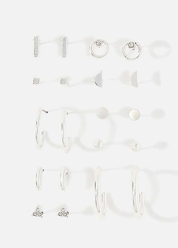 Sterling silver multipack hot sale stud earrings