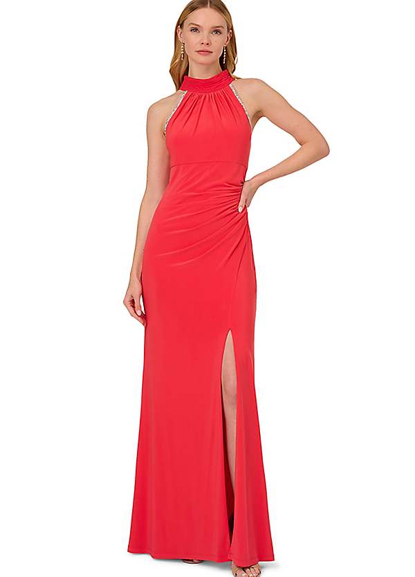 Adrianna papell 2024 jersey long dress