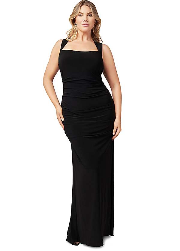 Adrianna papell jersey long dress sale