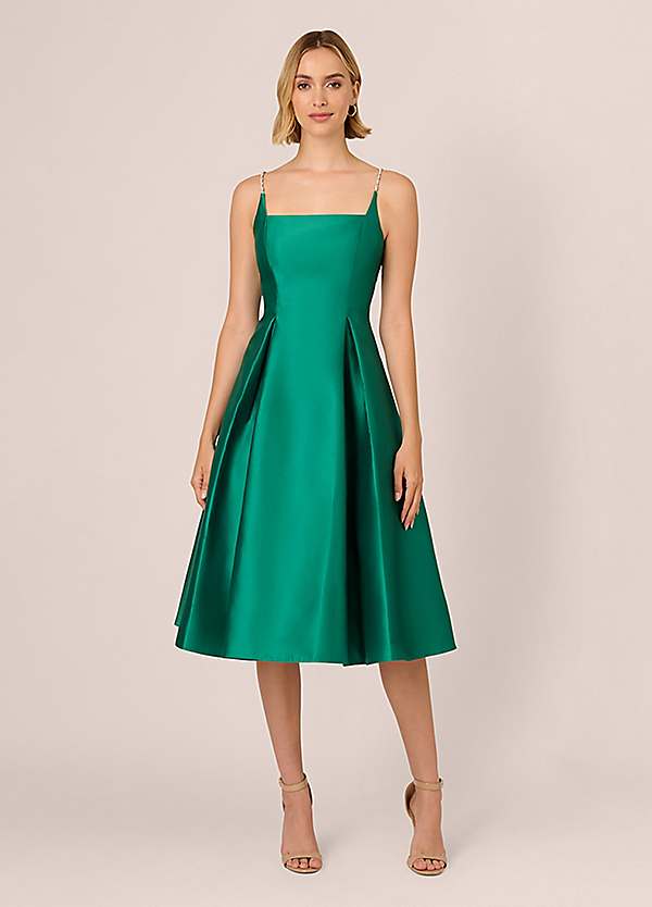 Adrianna Papell Mikado Midi Dress