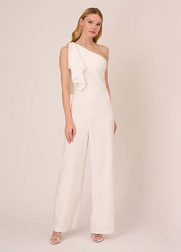 Adrianna papell jumpsuit store white