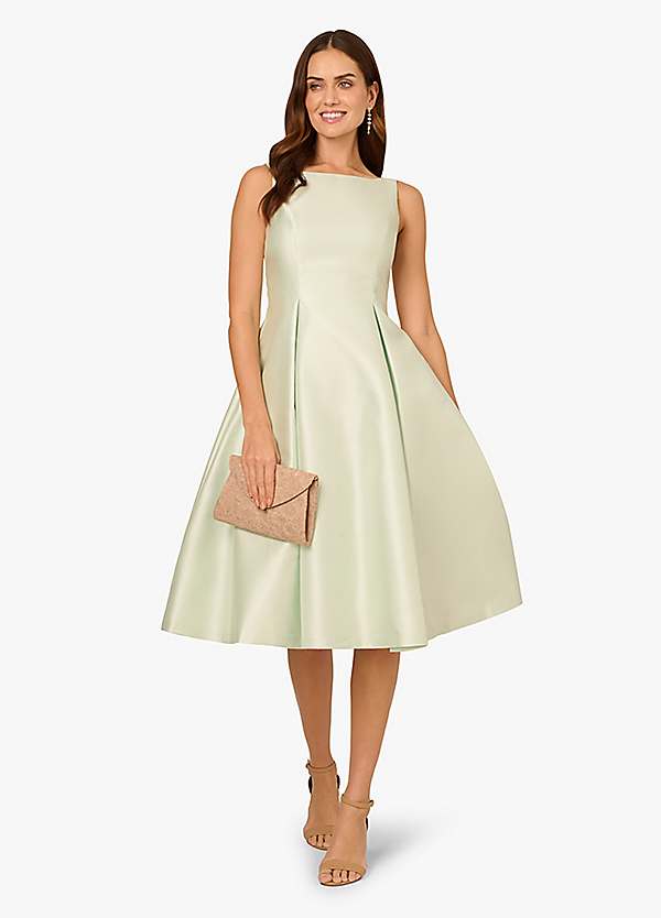 【海外限定】AdriannaPapell ドレス☆Sleeveless Tea Length Dre Adrianna Papell Sleeveless Tea-Length Dress | Bloomingdale's