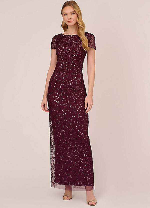 Adrianna papell cheap cassis gown