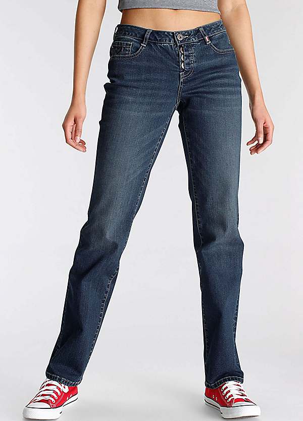 Alife & Kickin Low Rise Aileen Straight Leg Jeans | Freemans | Tapered Jeans