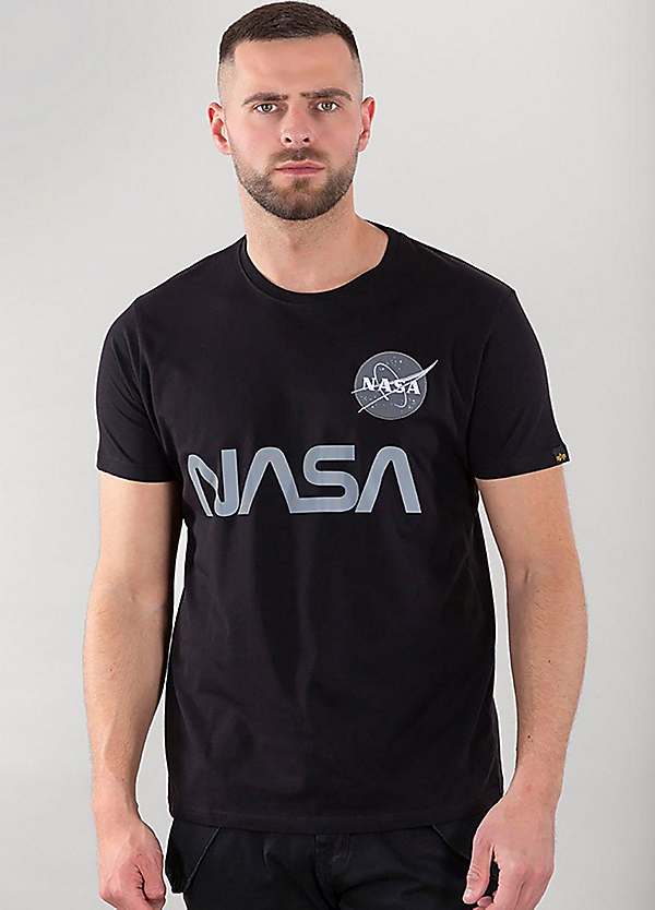 Alpha Industries | Print Neck Freemans \'NASA\' T-Shirt Crew